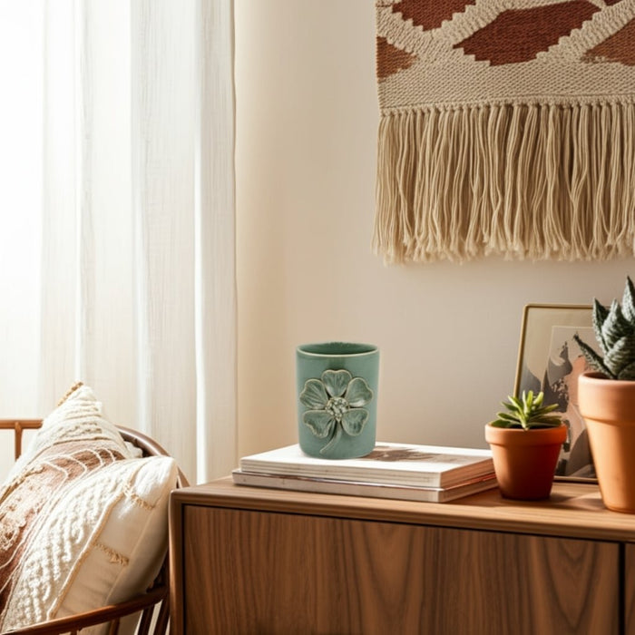 4-flower-applique-pencil-cup-green-7