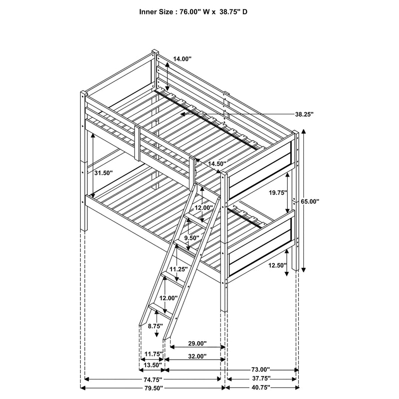 Ryder Bunk Bed - Furniture City (CA)l