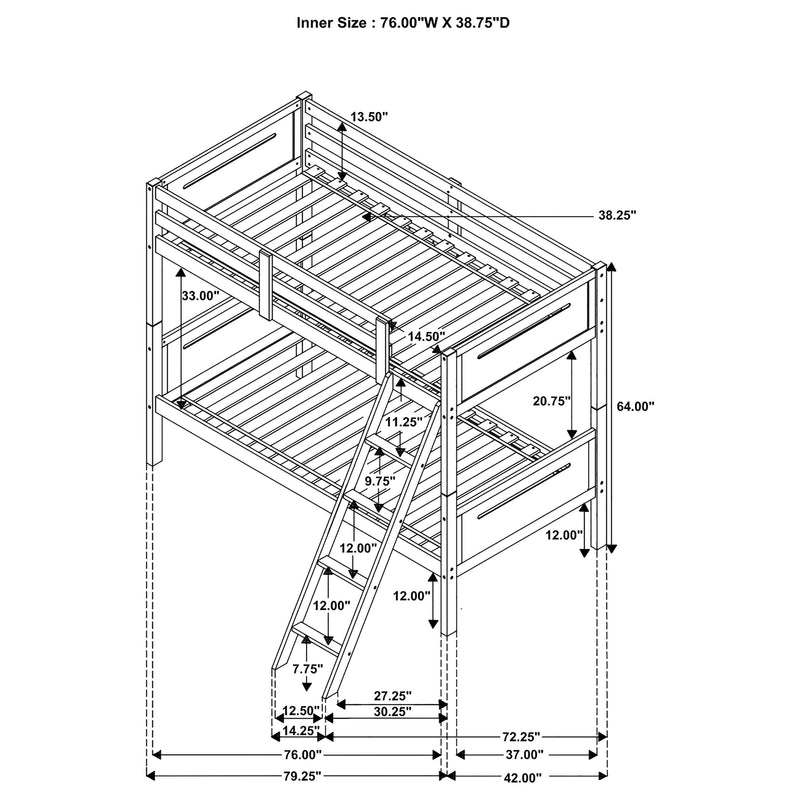 Littleton Bunk Bed - Furniture City (CA)l