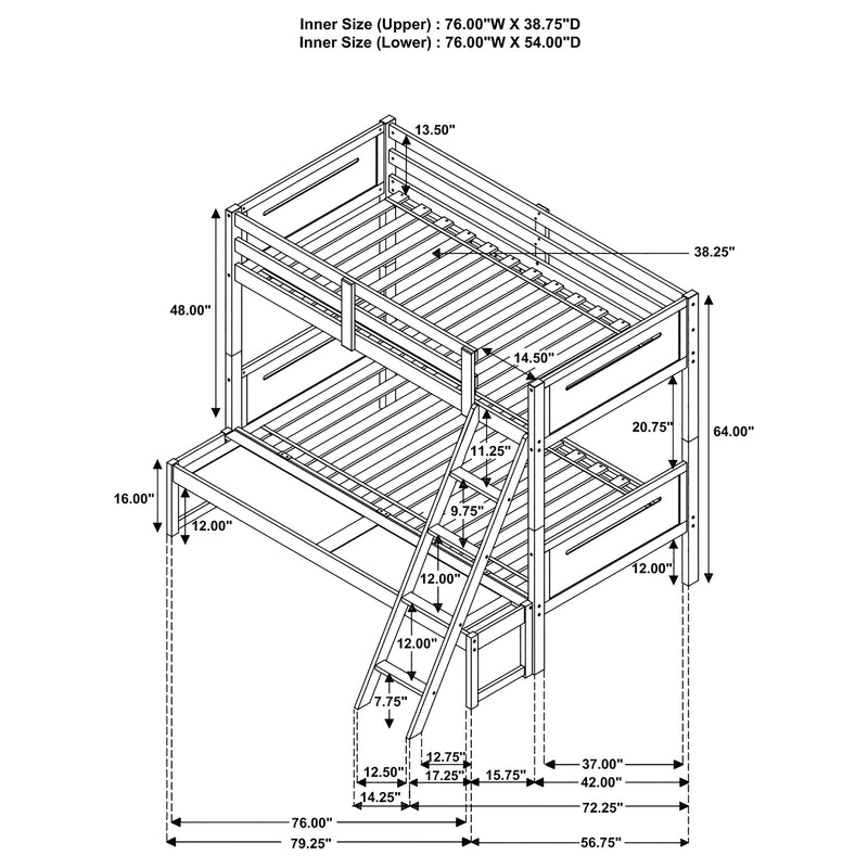 Littleton Bunk Bed - Furniture City (CA)l