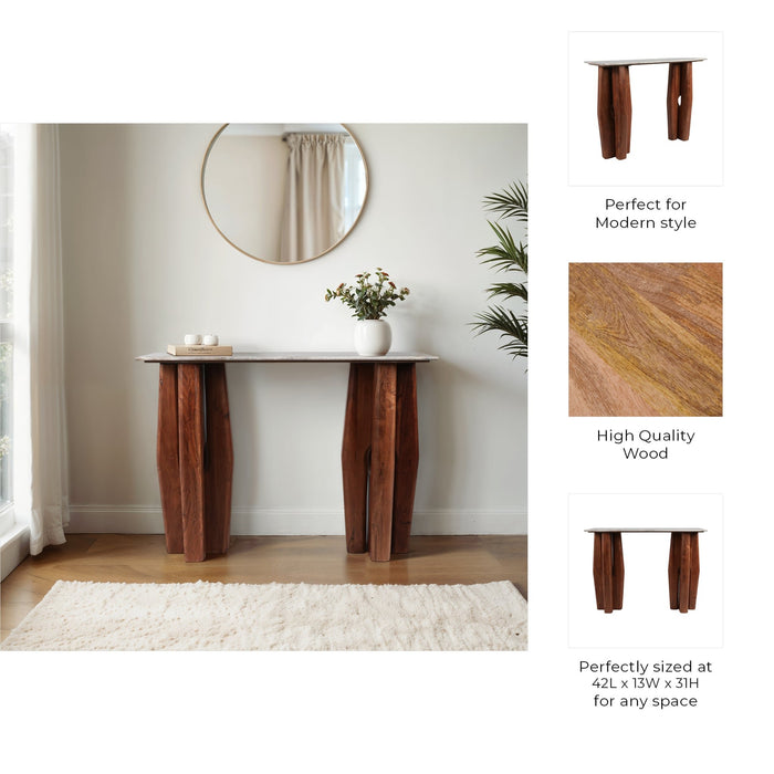 42x31-tapered-legs-mrble-top-console-tble-tan-brwn-9