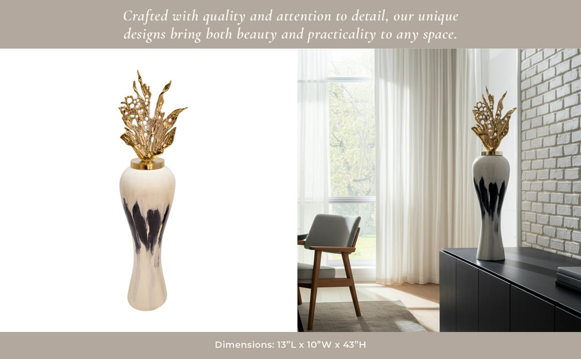 43-h-metal-vase-w-leaf-like-lid-white-7