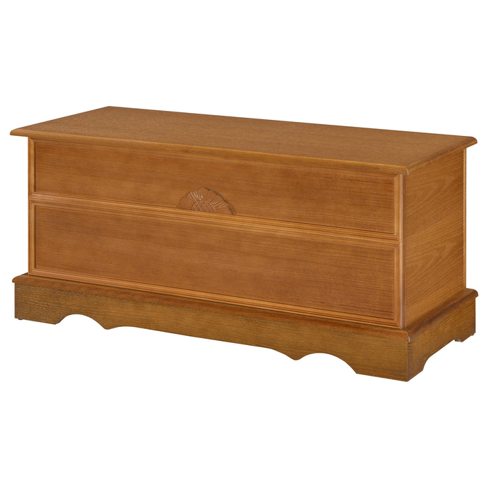 Paula Rectangular Cedar Chest Warm Brown