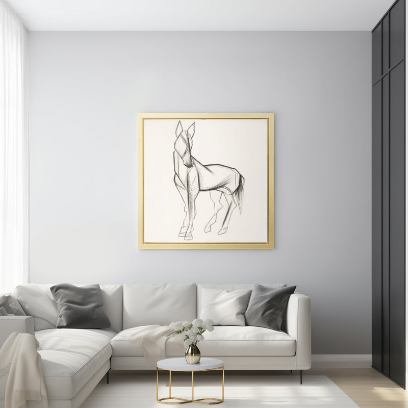 47x47-hand-painted-elegant-horse-sketch-blk-wht-10
