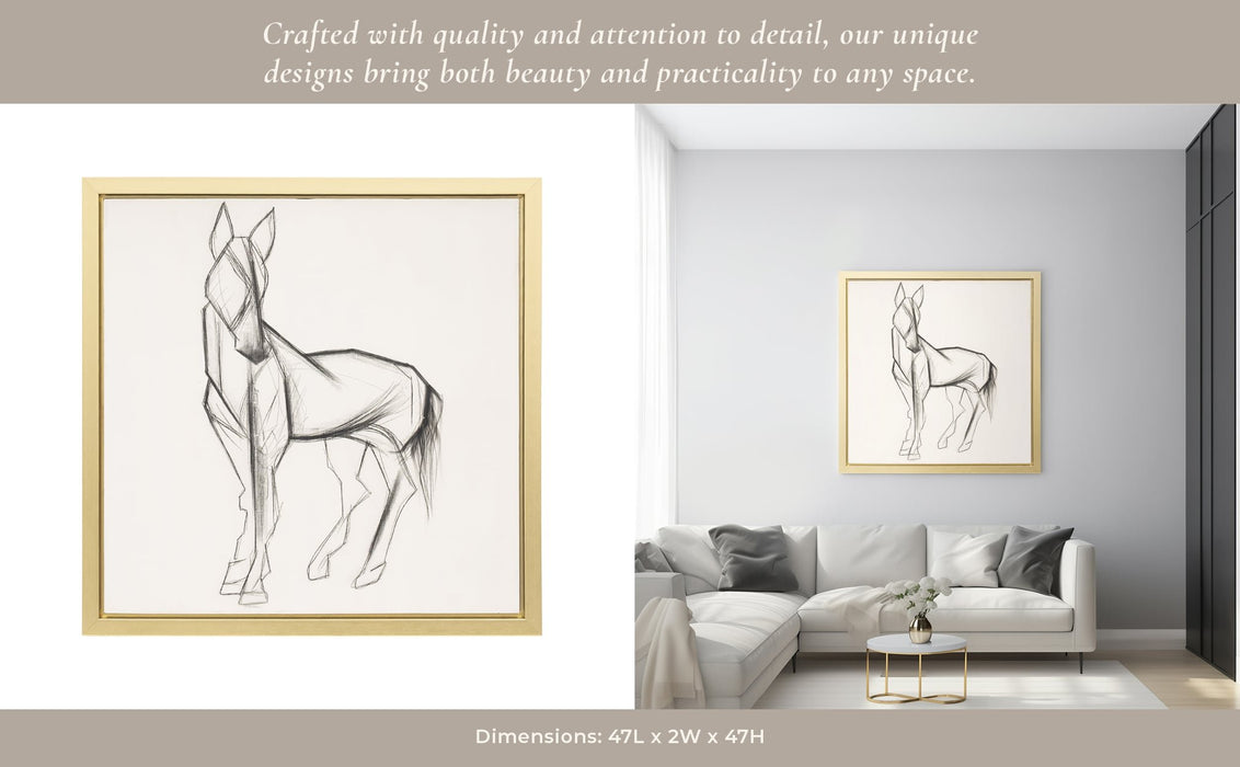 47x47-hand-painted-elegant-horse-sketch-blk-wht-11