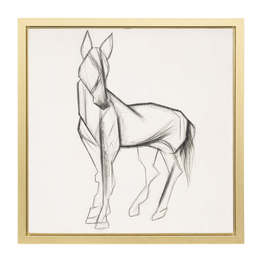 47x47-hand-painted-elegant-horse-sketch-blk-wht-1