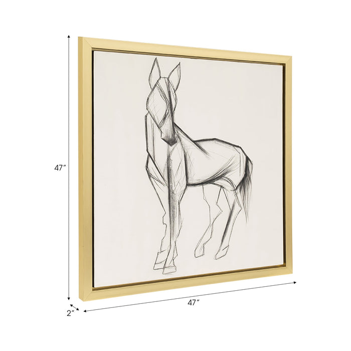 47x47-hand-painted-elegant-horse-sketch-blk-wht-8