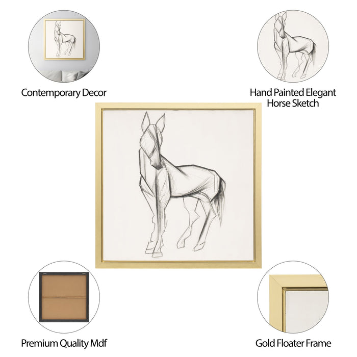 47x47-hand-painted-elegant-horse-sketch-blk-wht-9