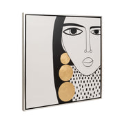 47x47-hand-painted-gold-hoop-lady-blk-wht-2