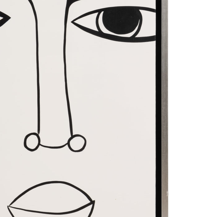 47x47-hand-painted-gold-hoop-lady-blk-wht-6