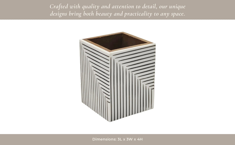 4x3-ridged-lines-resin-pencil-cup-black-white-10