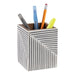 4x3-ridged-lines-resin-pencil-cup-black-white-2
