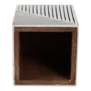 4x3-ridged-lines-resin-pencil-cup-black-white-6