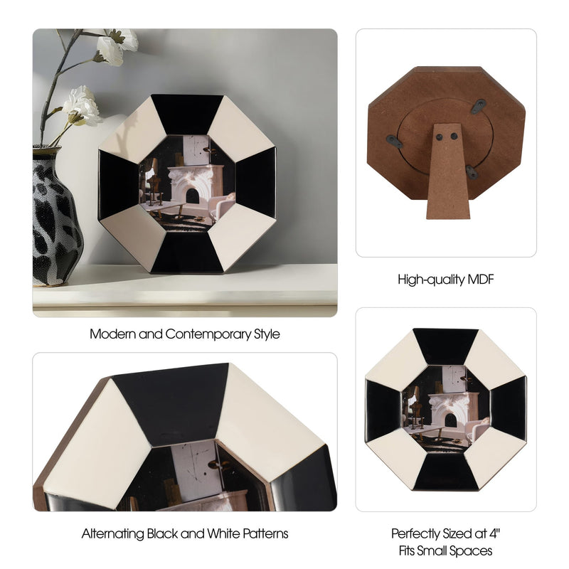 4x4-contemporary-octagon-photo-frame-black-white-7