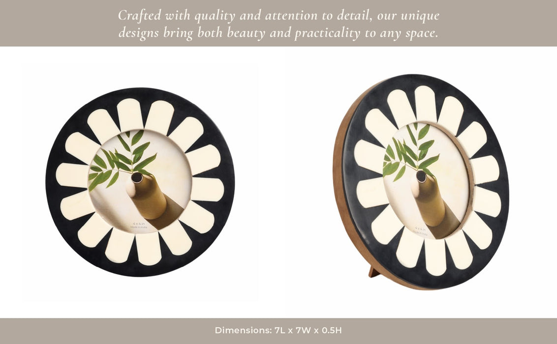 4x4-round-petal-resin-photo-frame-black-ivory-12