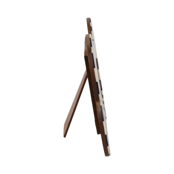 4x6-checkerboard-dog-bone-photo-frame-ivory-black-3