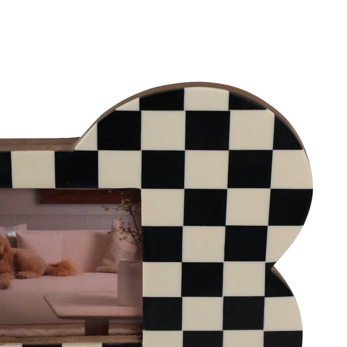 4x6-checkerboard-dog-bone-photo-frame-ivory-black-6