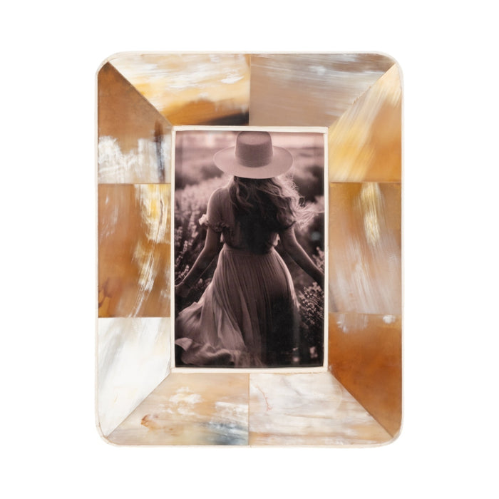 4x6-curved-edge-horn-photo-frame-tan-multi-1