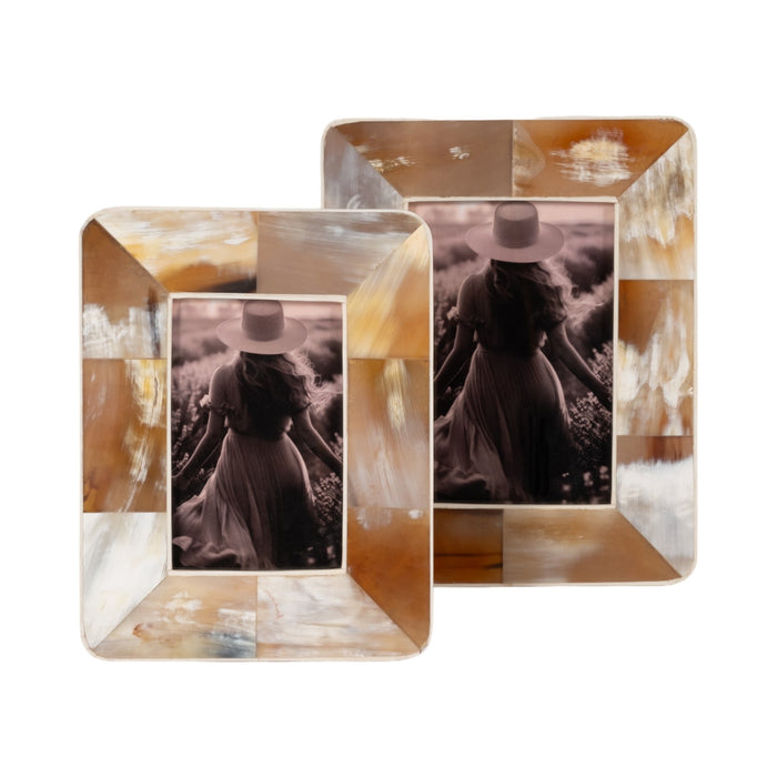 4x6-curved-edge-horn-photo-frame-tan-multi-6
