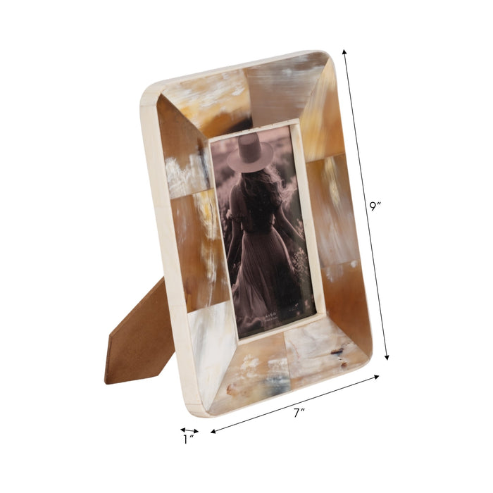 4x6-curved-edge-horn-photo-frame-tan-multi-7