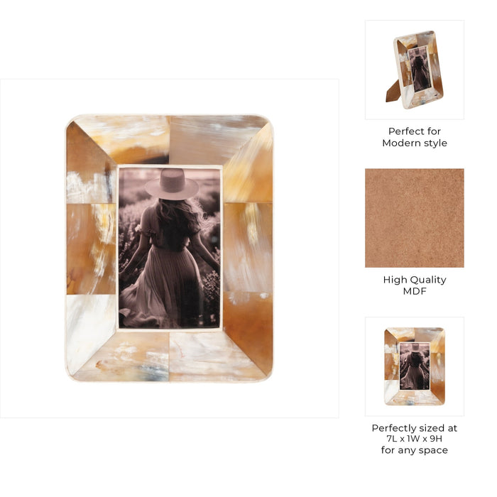 4x6-curved-edge-horn-photo-frame-tan-multi-8