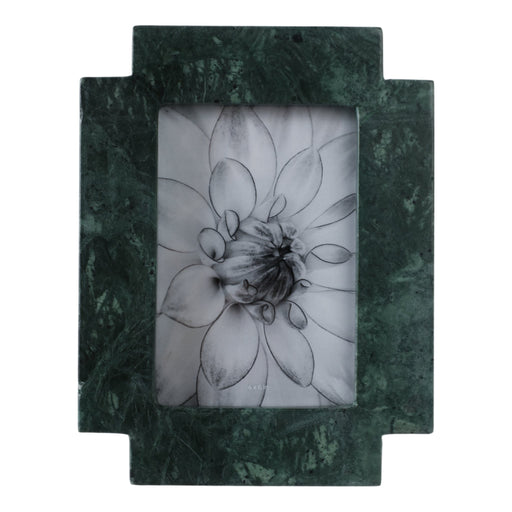 4x6-cut-corners-marble-photo-frame-green-1