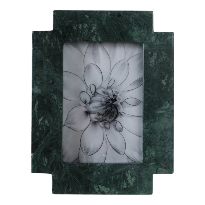 4x6-cut-corners-marble-photo-frame-green-1