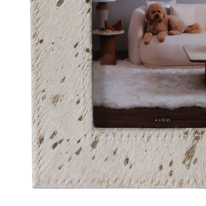 4x6-hair-on-hide-speckled-photo-frame-tan-4