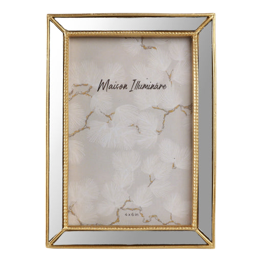 4x6-resin-mirrored-beaded-border-photo-frame-gold-1