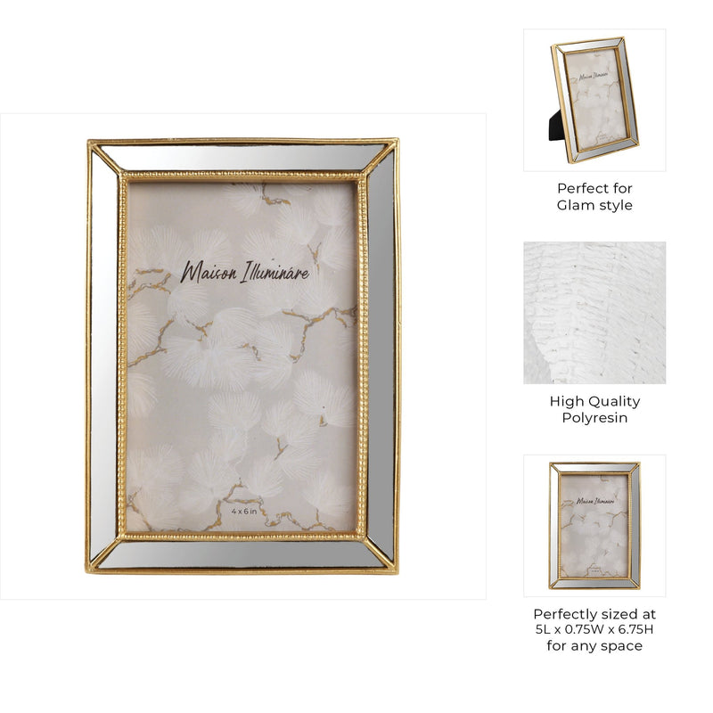 4x6-resin-mirrored-beaded-border-photo-frame-gold-8