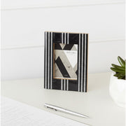 4x6-ridged-stripes-photo-frame-black-ivory-4