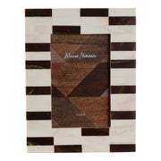 4x6-small-stripe-photo-frame-brown-ivory-1