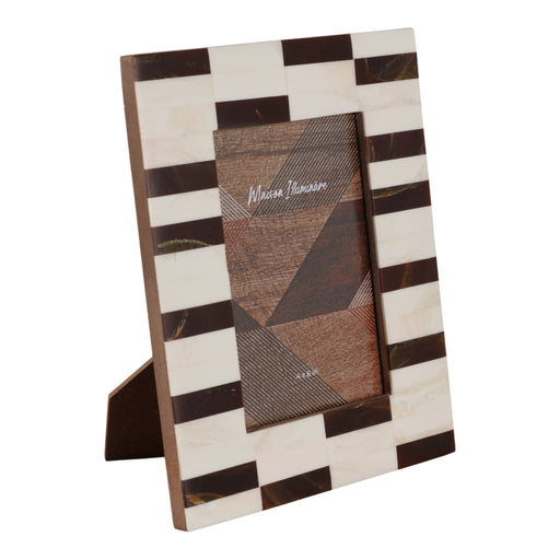 4x6-small-stripe-photo-frame-brown-ivory-2