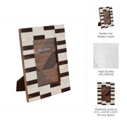 4x6-small-stripe-photo-frame-brown-ivory-8