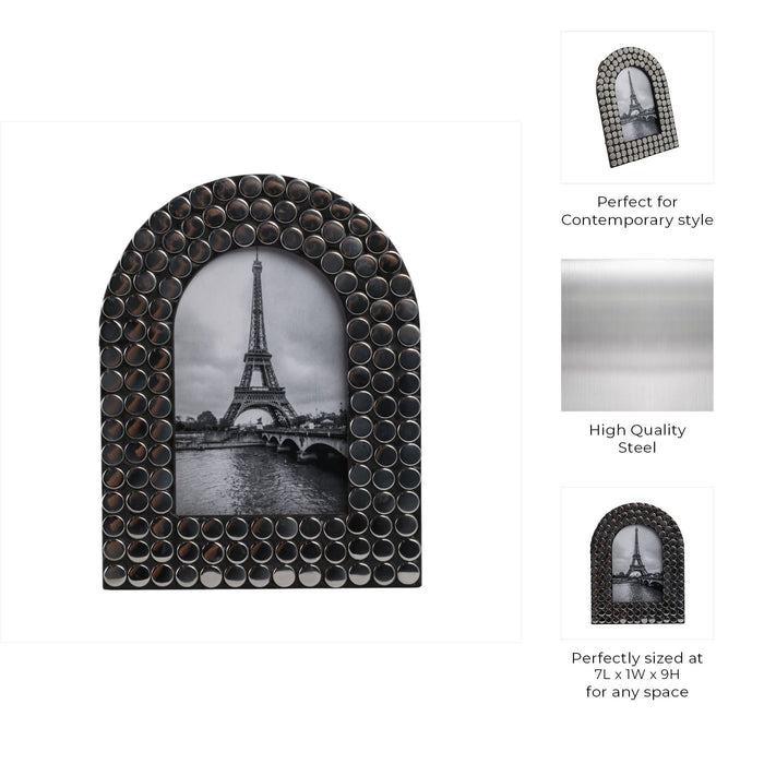 4x6-studded-arch-photo-frame-silver-black-8