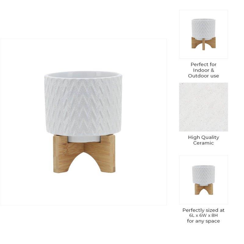 5-chevron-planter-w-stand-white-10