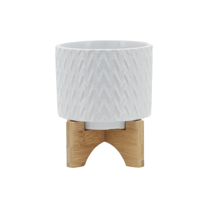 5-chevron-planter-w-stand-white-1