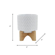 5-chevron-planter-w-stand-white-9