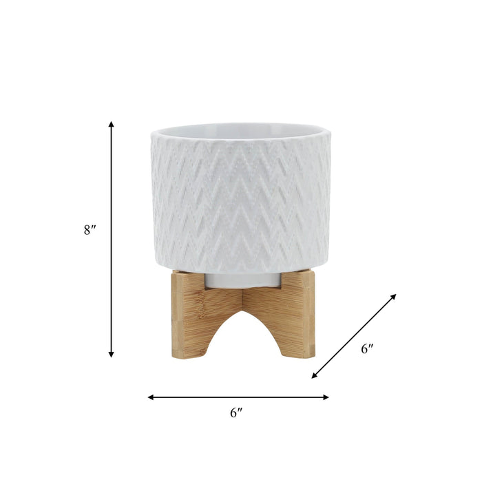 5-chevron-planter-w-stand-white-9