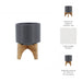 5-planter-w-wood-stand-matte-gray-10