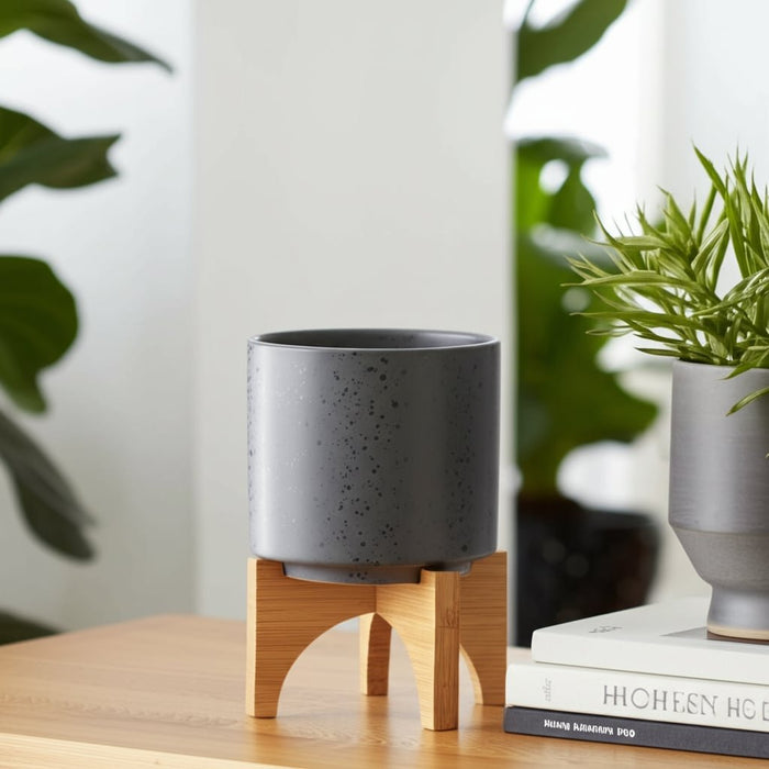 5-planter-w-wood-stand-matte-gray-13