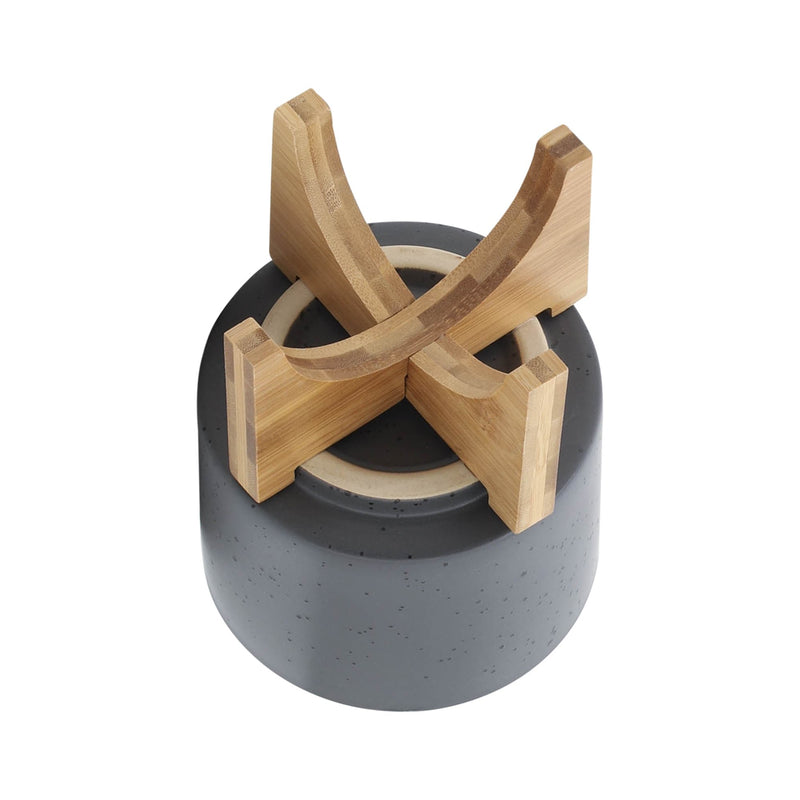 5-planter-w-wood-stand-matte-gray-5