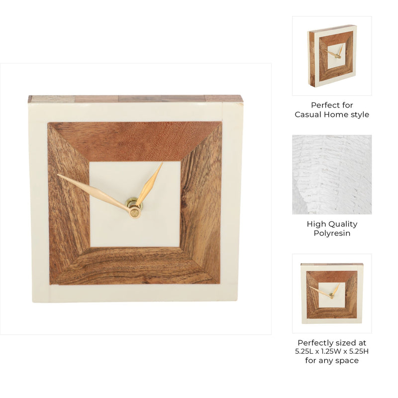 5-square-resin-clock-with-wood-inlay-ivory-natur-3