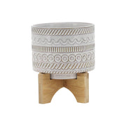 5-tribal-planter-w-wood-stand-beige-1