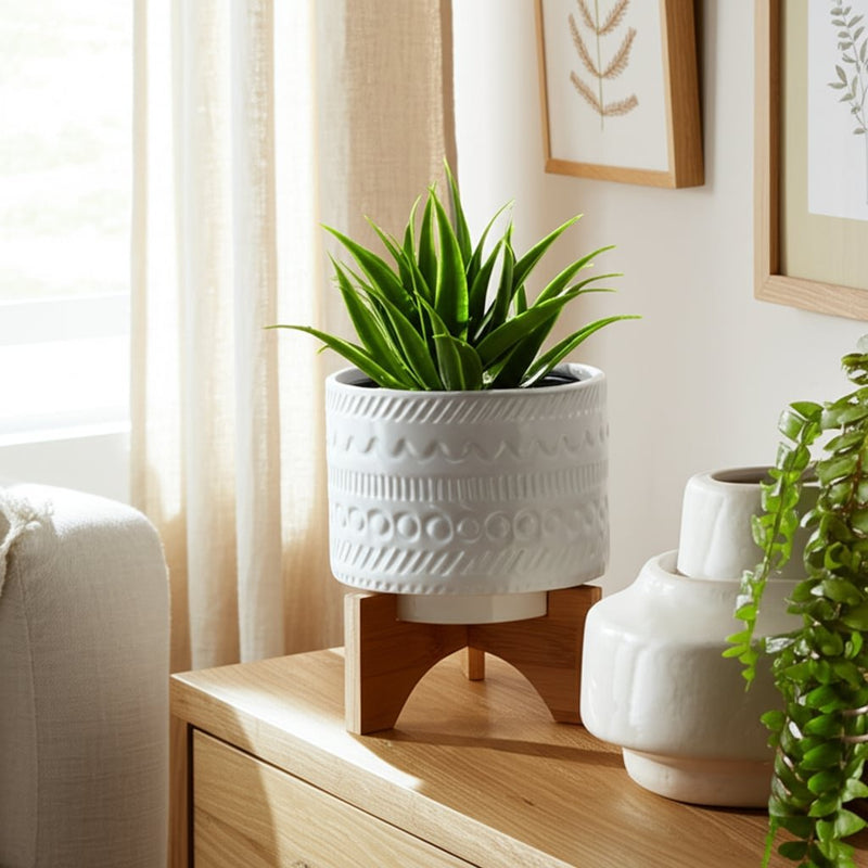 5-tribal-planter-w-wood-stand-white-12