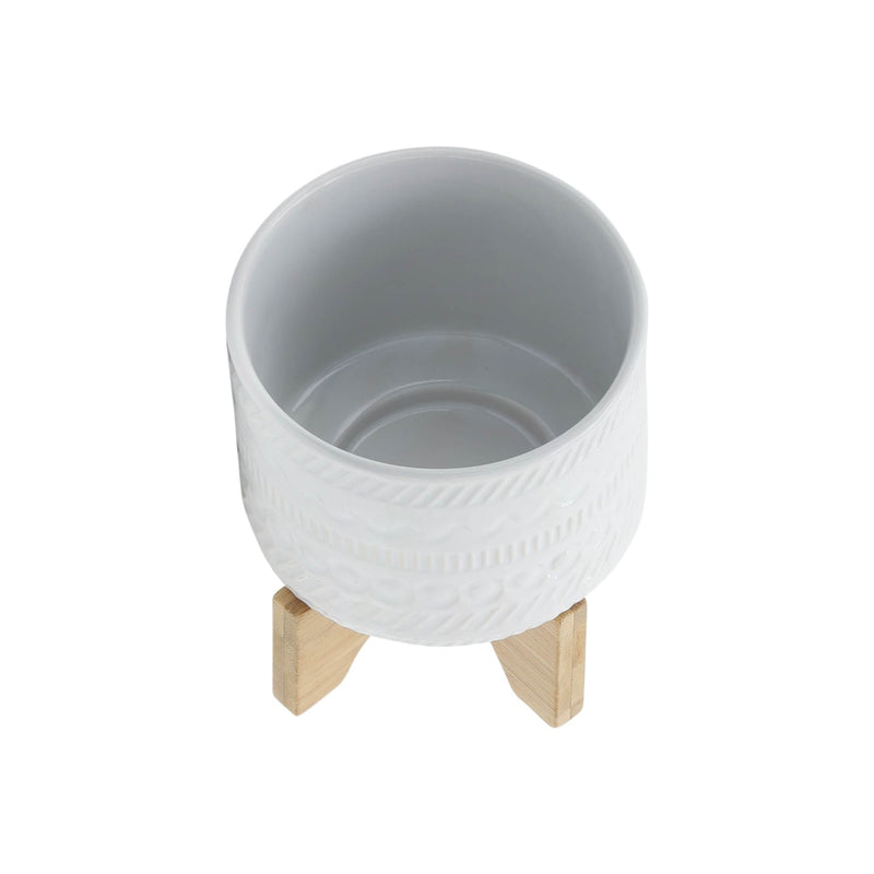 5-tribal-planter-w-wood-stand-white-4