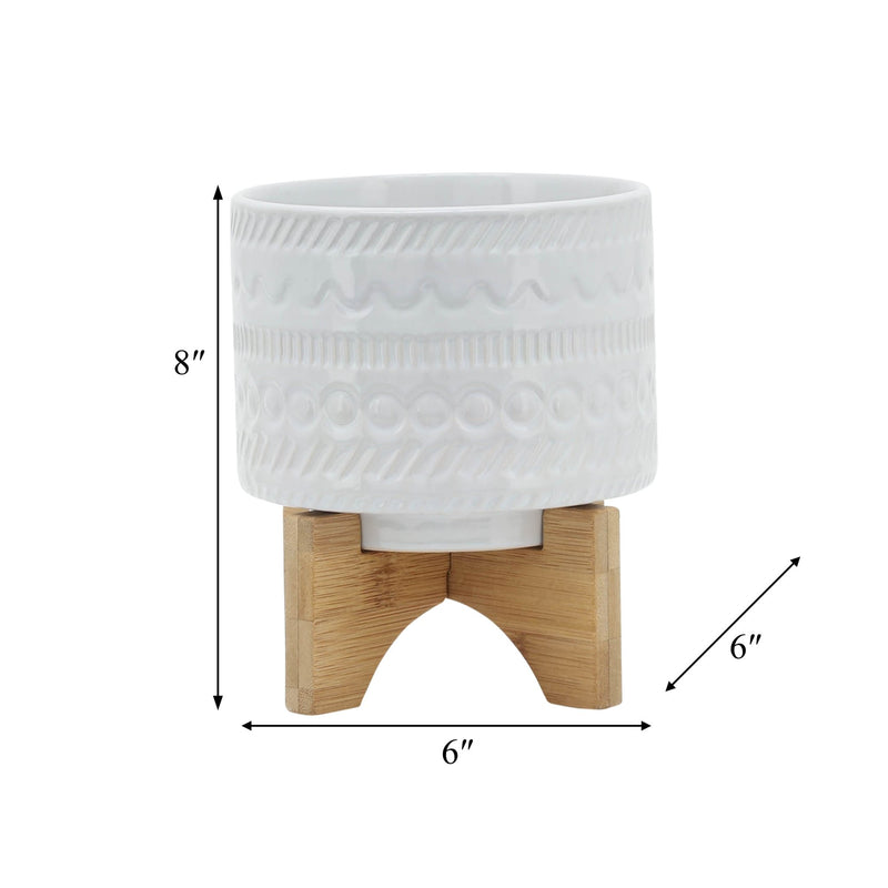 5-tribal-planter-w-wood-stand-white-9