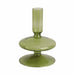 5-vintage-glass-taper-candle-holder-olive-1
