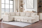 Devonshire Pull-Out Sleeper Sectional Sofa - Furniture City (CA)l