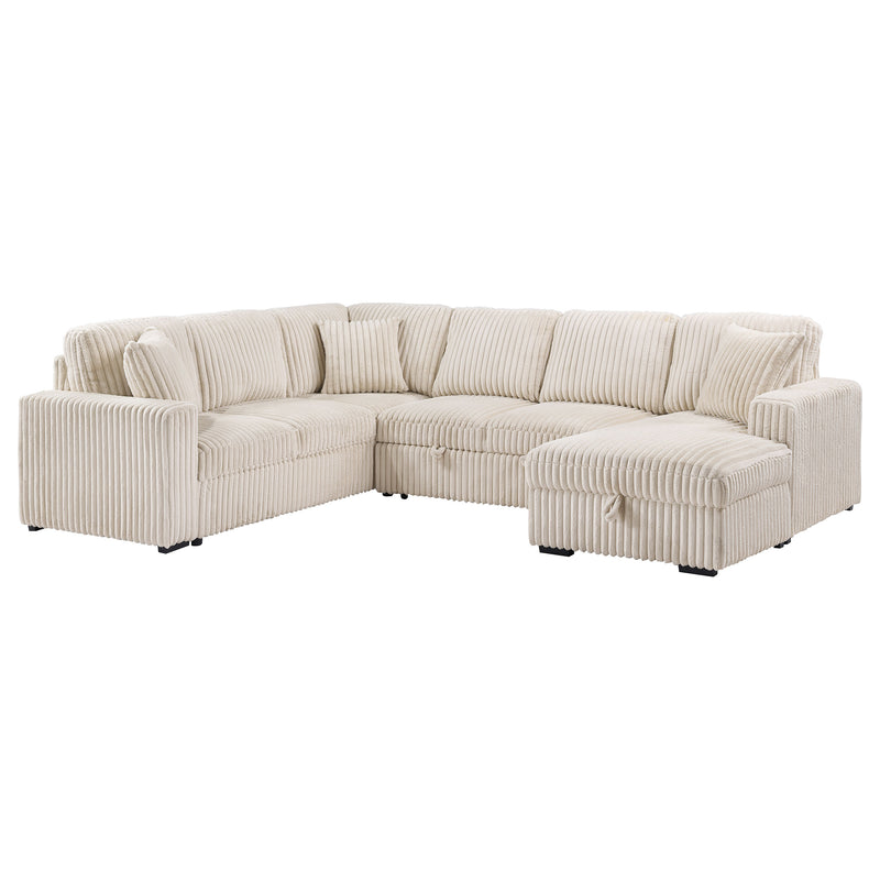 Devonshire Pull-Out Sleeper Sectional Sofa - Furniture City (CA)l